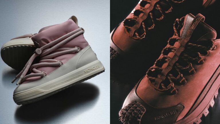 Moncler's Altive Mid and Trailgrip Apex2 GTX shoes.