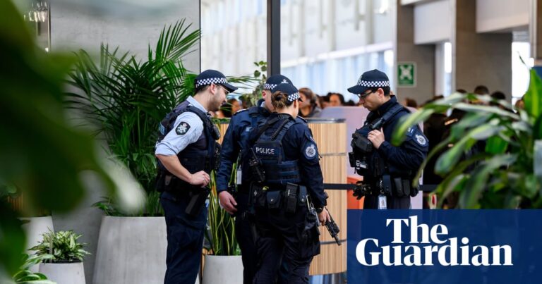Police gun ‘unintentionally discharged’ during arrest of man at Sydney airport | Australia news