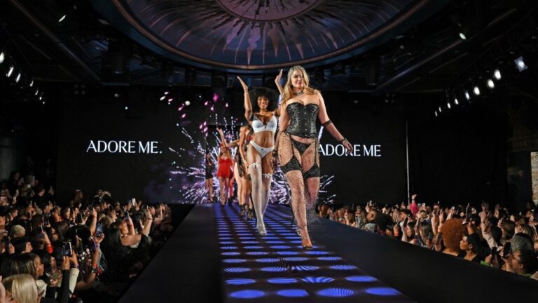 Adore Me on the runway.
