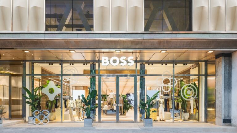 A new Boss store opened in Barcelona, Spain, in mid-July.