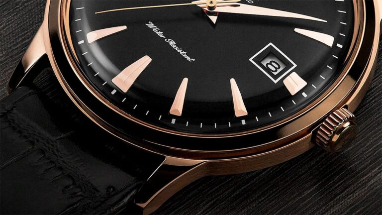 the dial of an Orient watch