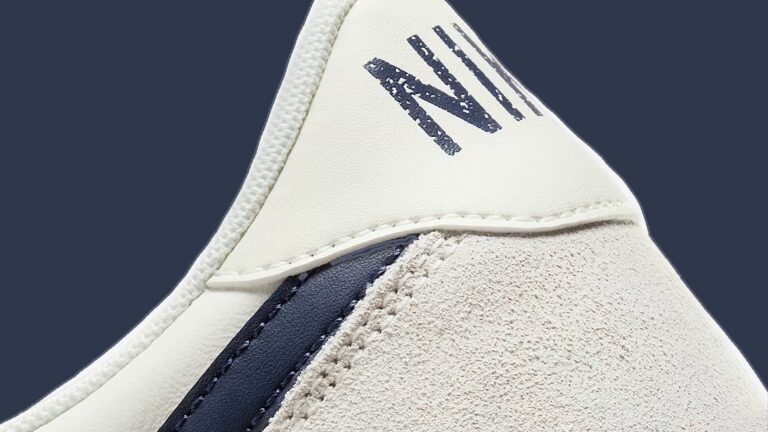 A close-up of the heel of the Nike Killshot 2