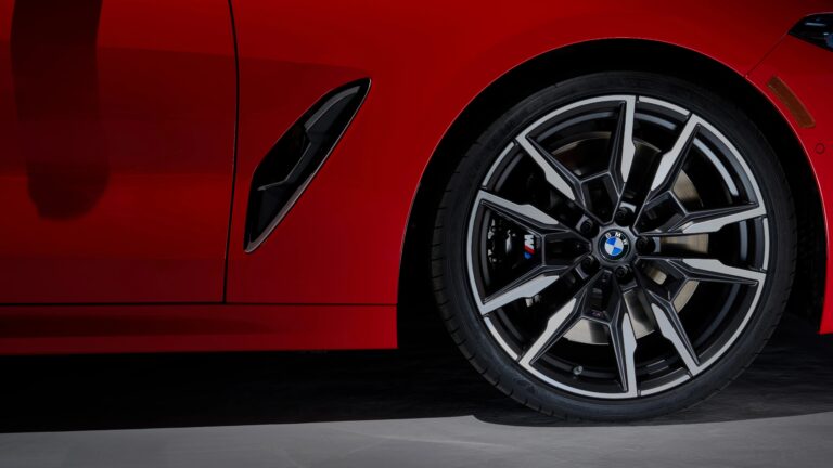 This Special-Edition BMW Celebrates One of the Brand’s Most Divisive Models Close-up of a red BMW car