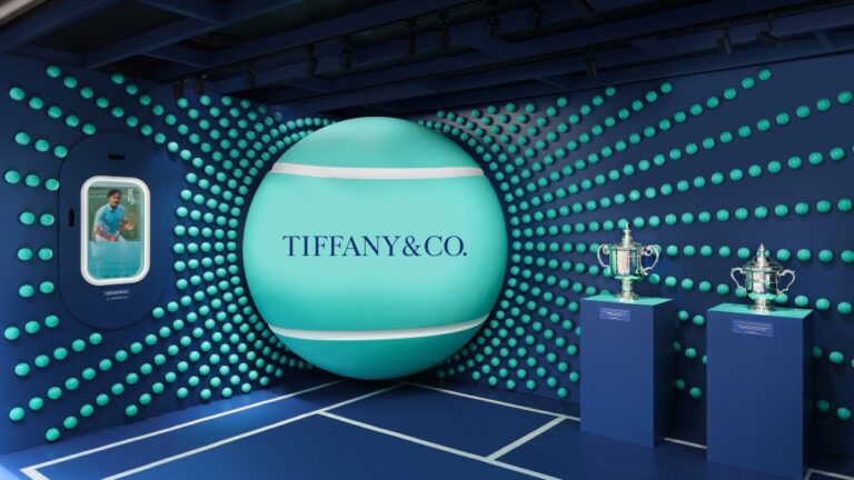 Tiffany & Co. Pop up at 2025 U.S. Open, reimagined