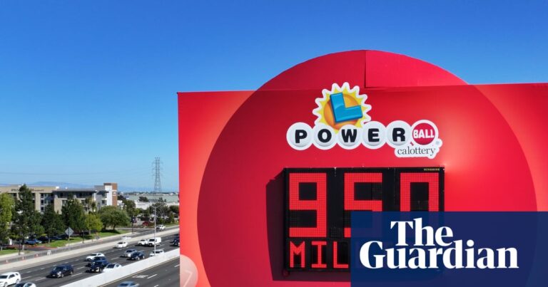 US Powerball jackpot grows to $1.1bn, giving players another chance to win | US news
