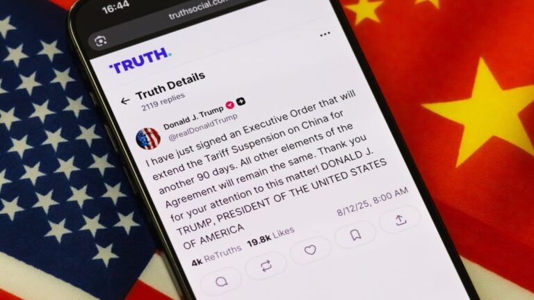 US and China Tariff Truce Extended for Another 90 Days