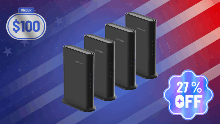 Upgrade Your Wi-Fi With This Early Labor Day on a Netgear Router at 27% Off
