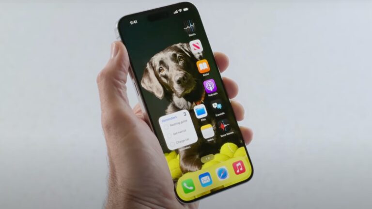 iOS 18 home screen