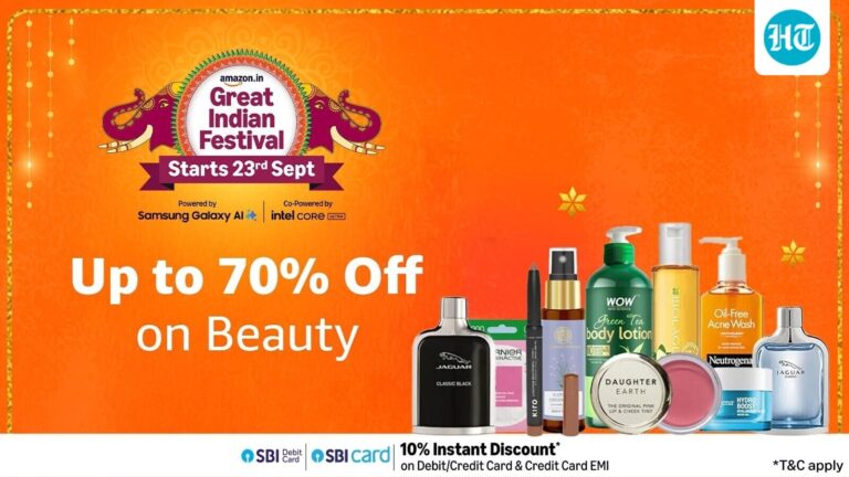 5 luxury makeup and skincare brands on sale: Get up to 40% off on niche picks during Amazon Great Indian Festival