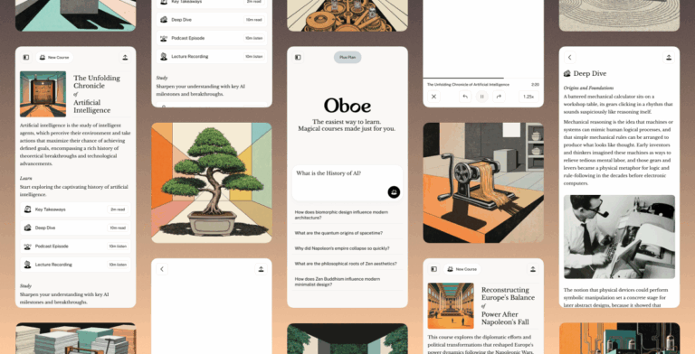 After selling to Spotify, Anchor's co-founders are back with Oboe, an AI-powered app for learning