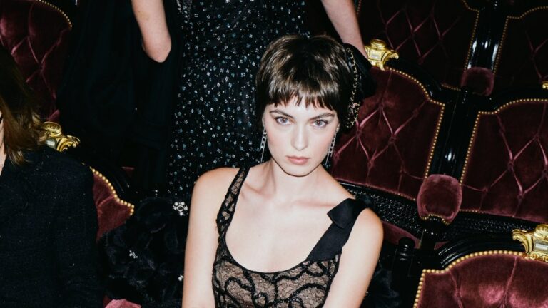 Chanel Opens Paris Opera Ballet Season with Gala at Palais Garnier Chanel house ambassadro Anamaria Vartolomei at the Paris Opera Ballet Opening Gala.
