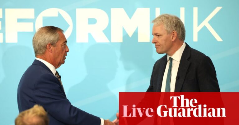 Conservative MP Danny Kruger says party is ‘over’ as he defects to Reform – UK politics live | Politics