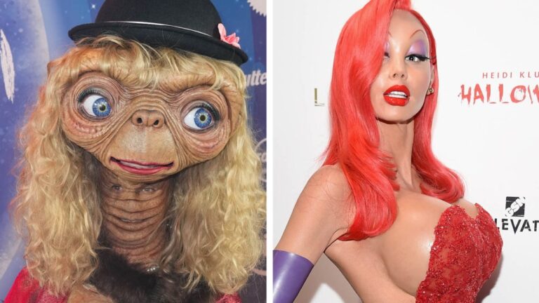 Dressing Up for Halloween Surges Among Adults Jessica Rabbit: Heidi Klum Halloween Costumes, 2015, e.t. 2024 halloween costume, through the years