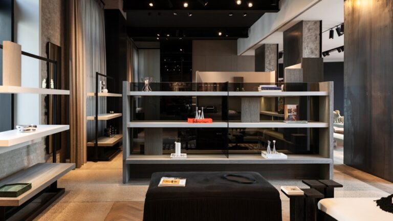 Views of Dries Criel's Antwerp showroom