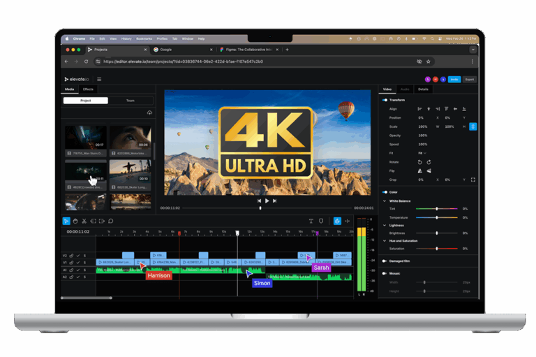 Elevate.io Video Co-Creation Tools: Realtime, Multiplayer in Browser Elevate.io Video Co-Creation Tools: Realtime, Multiplayer in Browser