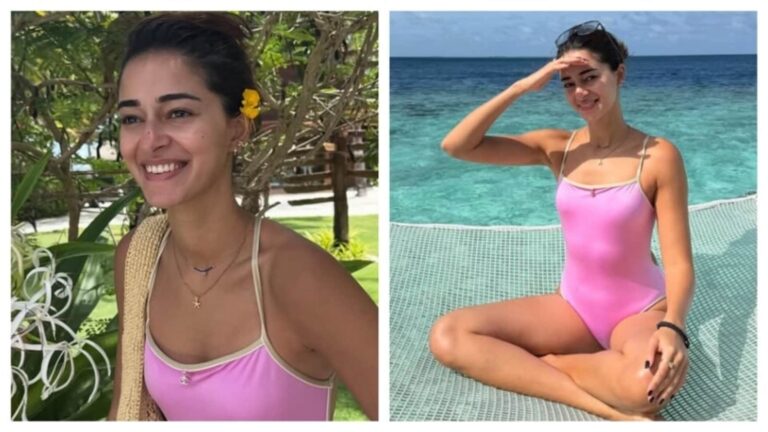 Even Ananya Panday's baby pink swimsuit is Chanel and costs more than ₹1 lakh: See her Maldives vacation pics