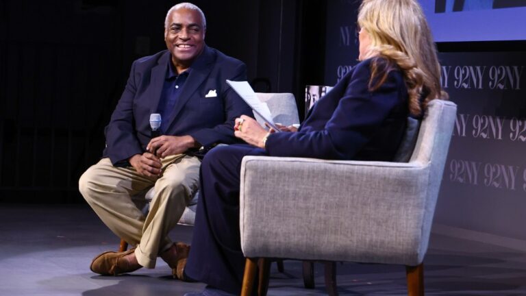 NEW YORK, NEW YORK - SEPTEMBER 18: Jeffrey Banks speaks during Fashion Icons With Fern Mallis at 92NY on September 18, 2025 in New York City. (Photo by Arturo Holmes/Getty Images)