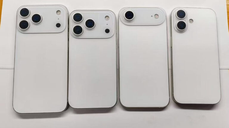 Final iPhone 17 vs 17 Air vs 17 Pro rumors: Here’s the biggest changes coming to every new iPhone Alleged dummies for (L - R) the iPhone 17 Pro Max, iPhone 17 Pro, iPhone 17 Air and iPhone 17, in white