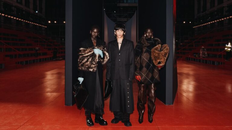 H&M Touches Down in London With Lola Young, Romeo Beckham, Iris Law Three looks from the H&M Studio runway presentation during London Fashion Week