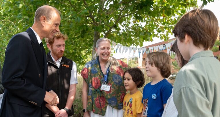 His Royal Highness The Duke of Edinburgh takes royal salute at Kingston’s River Cultures Festival