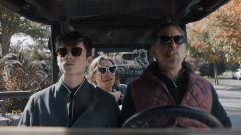 people in a car