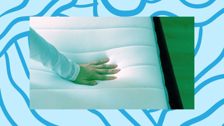 I’d never buy a memory foam mattress — here’s what I’m actually looking for instead A woman's hand feels the squidgy surface of a memory foam mattress.