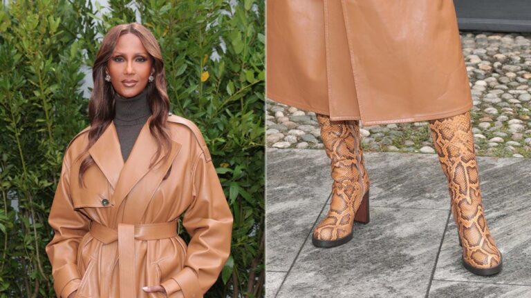 Iman Proves Snakeskin’s Staying Power in Tod’s Python Boots in Milan Iman Bowie arrives at the Tod's fashion show during the Milan Womenswear spring 2026 on Friday wearing the brand's Python Boots in Yellow.