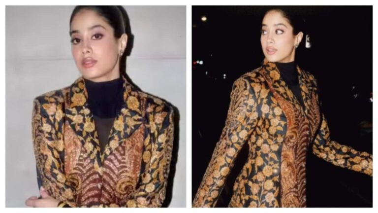 Janhvi Kapoor dazzles at TIFF in an embroidered suit with capri pants, fans say, ‘her style is…’