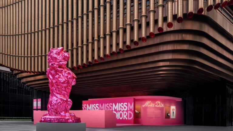 The "Miss Dior Exhibition: Stories of a Miss" exhibition in Shanghai.