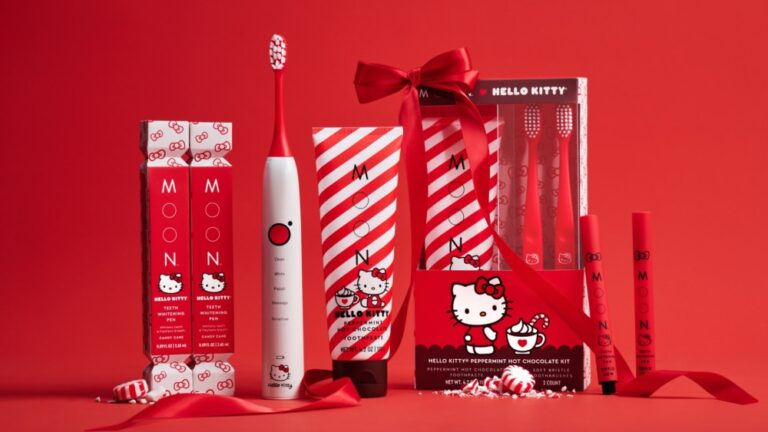 Moon Teams Up With Hello Kitty for Peppermint-Chocolate Kit Moon x Hello Kitty collection.