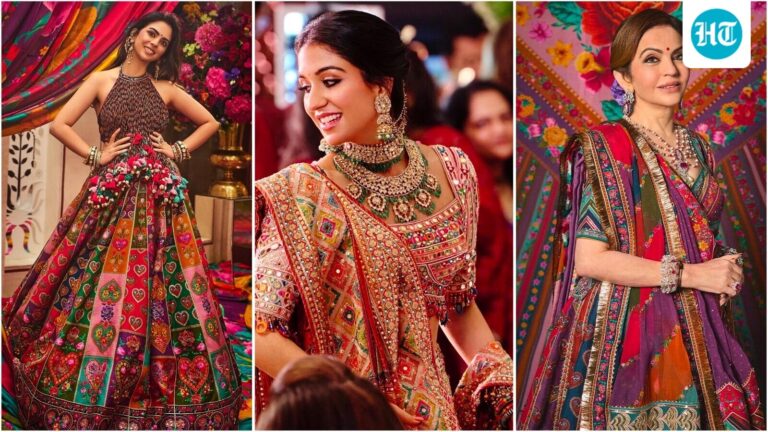 Nita Ambani, Radhika Merchant to Shloka Mehta: Most glam ethnic looks from Ambani ladies for Navratri 2025 fashion inspo Nita Ambani, Radhika Merchant to Shloka Mehta: Most glam ethnic looks from Ambani ladies for Navratri 2025 fashion inspo