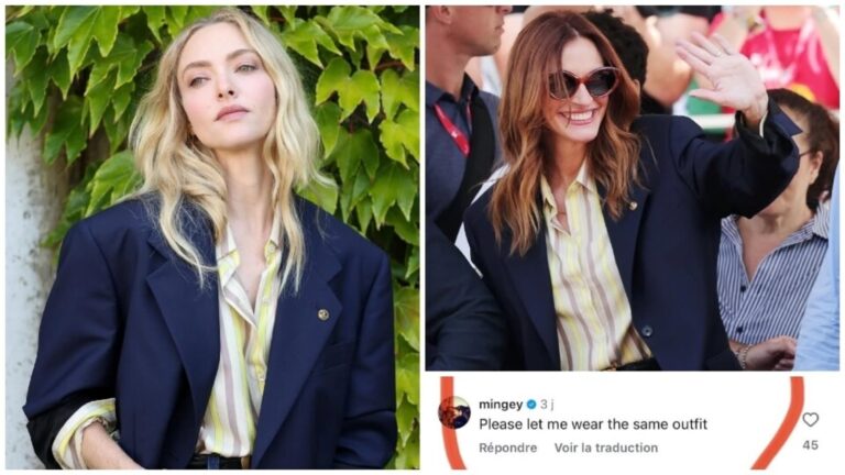Sharing is caring as Versace dresses Amanda Seyfried in same outfit as Julia Roberts after request: ‘Copy cat deluxe’ | Fashion Trends