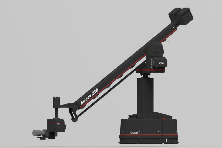 Shotoku Swoop robotic cranes debut at IBC2025