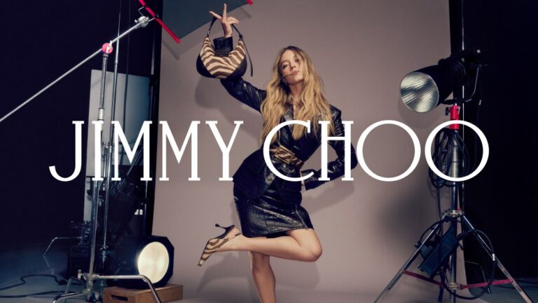 Sydney Sweeney in Jimmy Choo's fall 2025 campaign