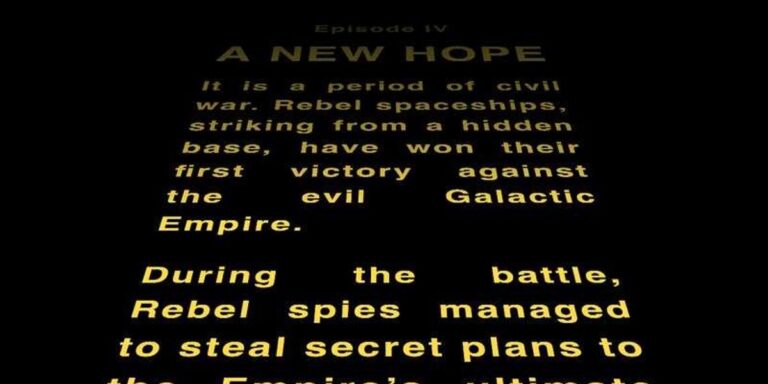 The Story Behind the ‘Star Wars’ Crawling Text The Story Behind the ‘Star Wars' Crawling Text