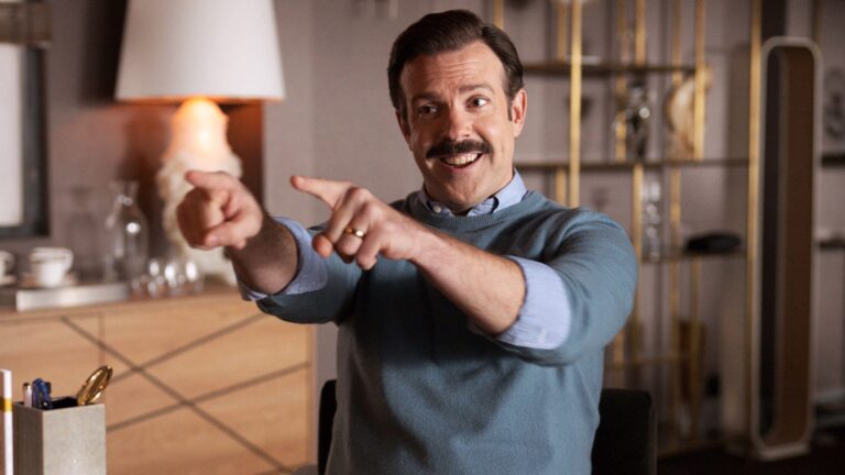 The ‘Ted Lasso’ Effect: Your Outlook Can Strengthen Your Retirement Plan Jason Sudeikis as Ted Lasso.