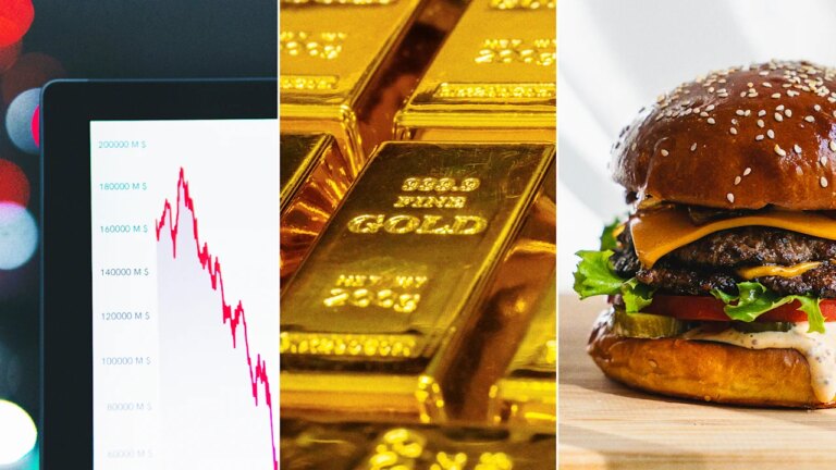 This week in business: Markets stumble, gold glitters, and burgers get cheaper