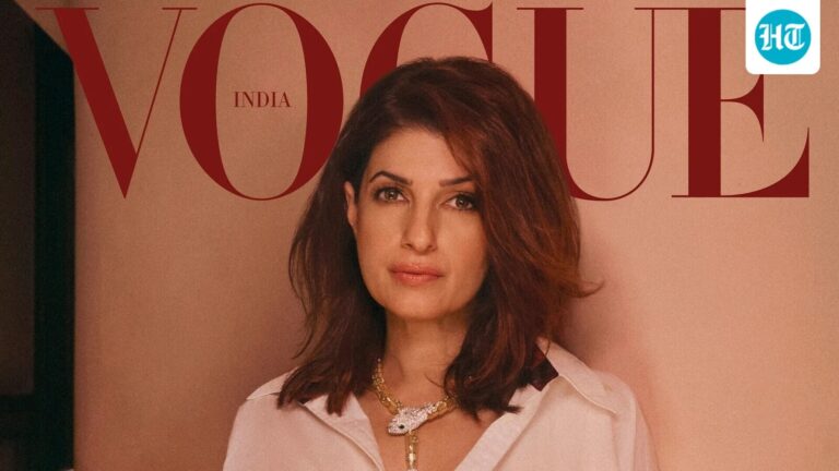 Twinkle Khanna at 51 glows on magazine cover, shows a sexy and cool way to style simple white shirt in new photoshoot