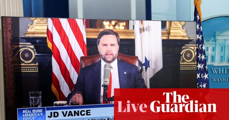 Vance urges people to go hard against anyone ‘justifying or celebrating’ Charlie Kirk’s killing – live | Charlie Kirk shooting