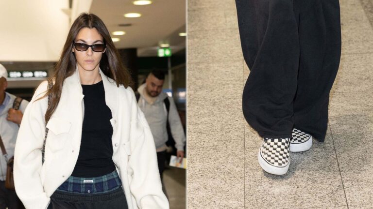 Vittoria Ceretti Makes a Case for Vans’ Checkerboard Slip-Ons in Milan Vittoria Ceretti is seen during the Milan Fashion Week wearing Vans’ classic slip-ons on Friday in Milan, Italy.