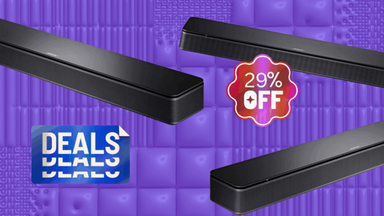 Volume Up, Price Down: Save 41% on This Bose TV Speaker Deal
