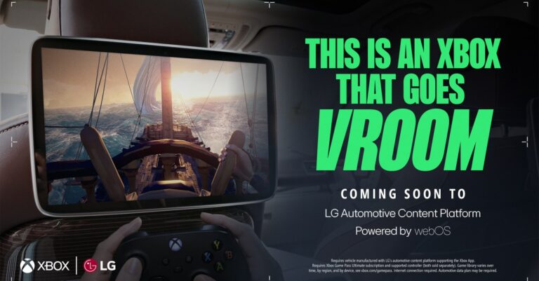 Xbox is coming to cars thanks to an LG and Microsoft partnership
