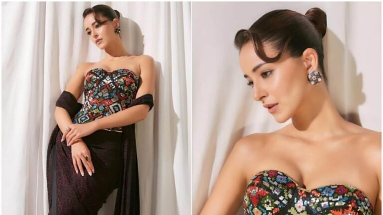 Ananya Panday has never looked more stunning than in this bandhani saree, Patola beaded corset at Filmfare Awards. Watch Ananya Panday has never looked more stunning than in this bandhani saree, Patola beaded corset at Filmfare Awards. Watch
