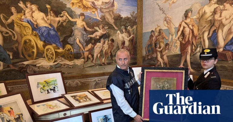 Carabinieri seize 21 artworks from Salvador Dalì show in Parma amid authenticity doubts | Salvador Dalí Carabinieri seize 21 artworks from Salvador Dalì show in Parma amid authenticity doubts | Salvador Dalí