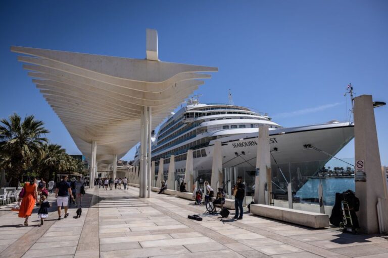 Child-Free Cruises Perfect For Your Retirement Celebration The Seabourn Quest luxury cruise ship docked at the Malaga Cruise Terminal in Malaga, Spain, on Thursday, April. 20, 2023. Photographer: Angel Garcia/Bloomberg via Getty Images.