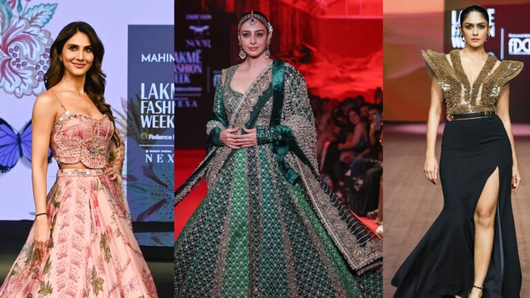 Lakme Fashion Week 2025 highlights: Mrunal Thakur stuns in gold, Tabu exudes bridal grace, Vaani Kapoor turns muse | Fashion News lakme fashion week