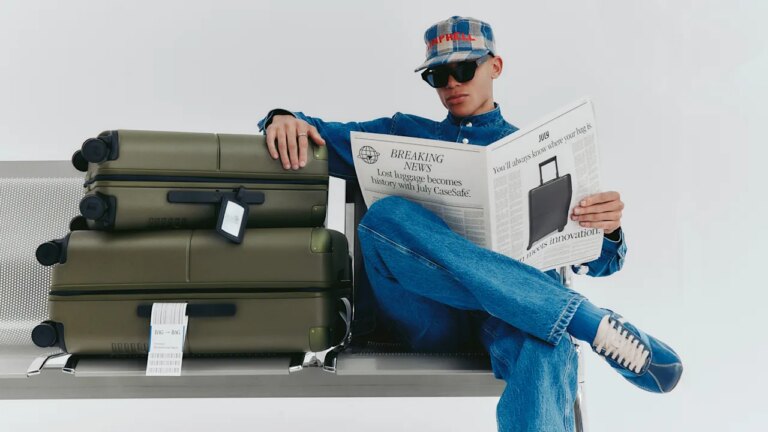 Meet the first-ever luggage with built-in AirTags Meet the first-ever luggage with built-in AirTags