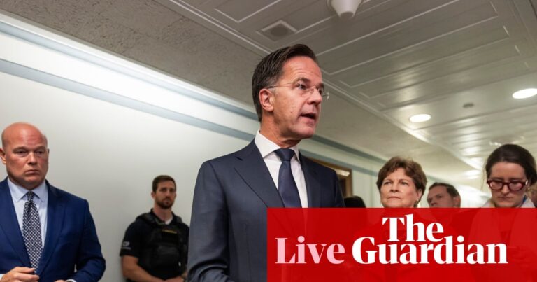 Nato chief says Donald Trump is ‘the only one who can get this done’ on Ukraine war – US politics live | US news