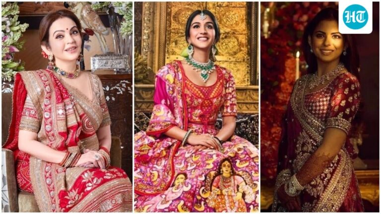 Nita Ambani, Radhika Merchant, Shloka Mehta, Isha Ambani: Glam ethnic looks by Ambani ladies for Karwa Chauth 2025 inspo Nita Ambani, Radhika Merchant, Shloka Mehta, Isha Ambani: Glam ethnic looks by Ambani ladies for Karwa Chauth 2025 inspo
