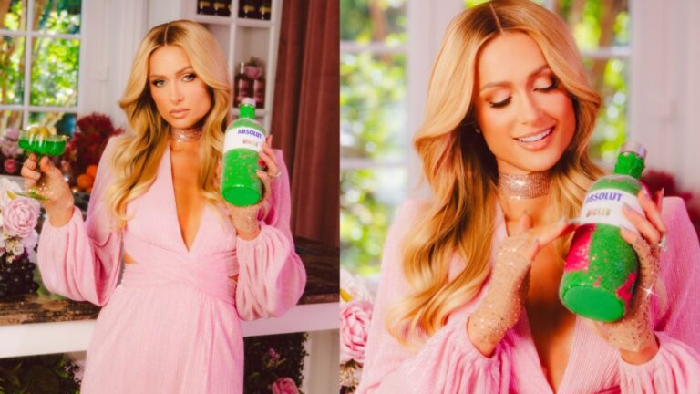 Paris Hilton and Absolut Are Making a Wicked Cocktail Kit for Charity Paris Hilton promoting the new Absolut-ly Wicked Good Cocktail Collection.